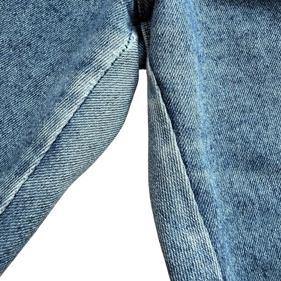 Vintage 80s 90s Lee Mom Jeans Womens 12 Blue Medium Wash High Rise Tapered Leg - Picture 6 of 11